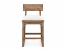 Balam - Upholstered Barstool (Set of 2) - Brown / Beige