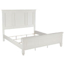 Sandy Beach - King Footboard, Box 2 of 3 - Cream White