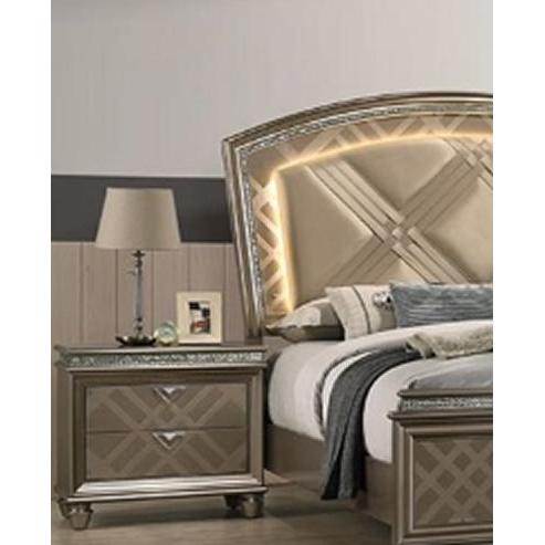 Crown Mark Cristal B7800 6 pc King Panel Bedroom Set IMAGE 5