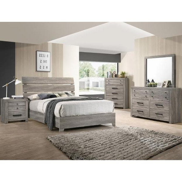 Crown Mark Tundra B5520 6 pc Queen Panel Bedroom Set IMAGE 1