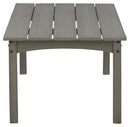 Visola - Rectangular Cocktail Table - Gray