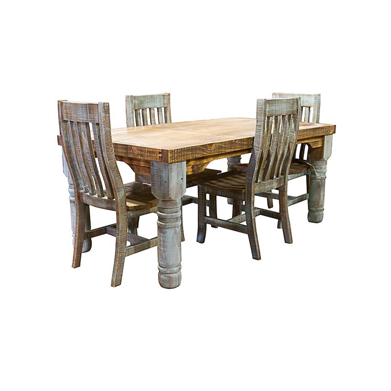 LMT Imports Turquoise Dining Table VSERU-RL-MES30 IMAGE 4