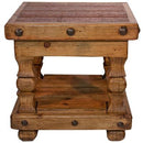 LMT Imports Old Wood End Table ZHUGO-122 IMAGE 1