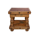 LMT Imports Old Wood End Table ZHUGO-122 IMAGE 2
