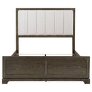 Gran Park - King Headboard, Footboard & Slats, Box 1 of 2 - Dark Cocoa