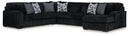 Midnight-Madness - 6 Piece Sectional