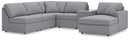 Modmax - U-Shaped Sectional - Granite
