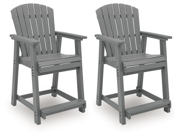 Sanctuary Beach - Barstool (Set of 2) - Dark Gray