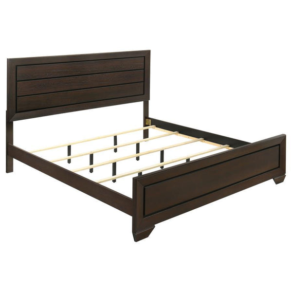 Kauffman - King Headboard & Footboard, Box 1 of 2 - Dark Cocoa