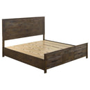 Woodmont - King Headboard & Footboard, Box 1 of 3 - Rustic Golden Brown