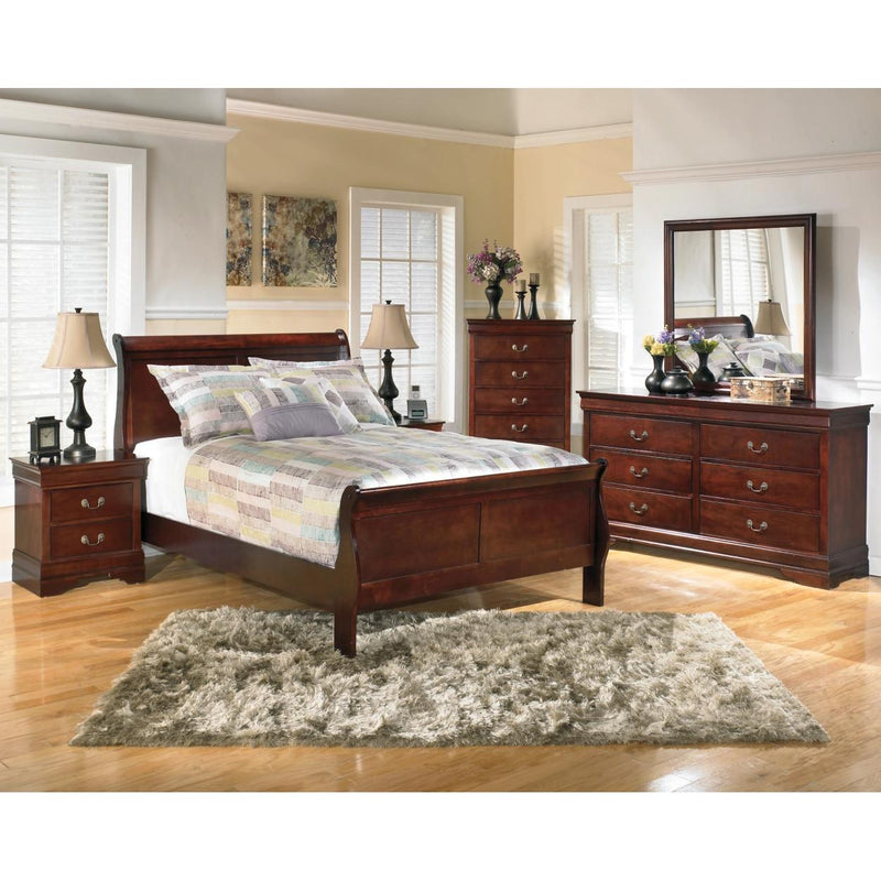  Size_Full  -- Alisdair B376B4 Full Sleigh Bed IMAGE 2