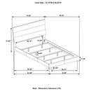 Felicity - California King Headboard, Box 1 of 2 - White High Gloss