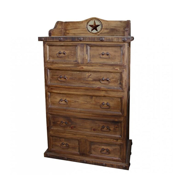 Lone Star Rustic Laredo 7-Drawer Chest LRM COM-14 IMAGE 1