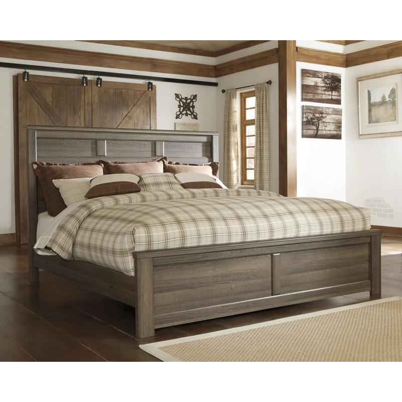  Size_King  -- Juararo B251B9 King Panel Bed IMAGE 1
