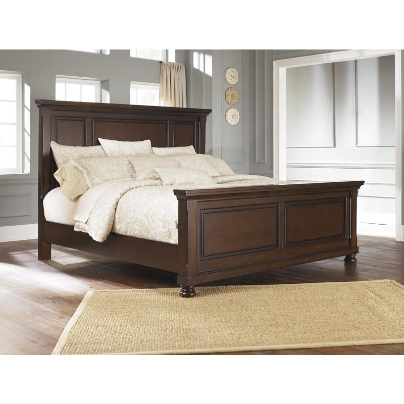  Size_California King  -- Porter B697B12 California King Panel Bed IMAGE 1
