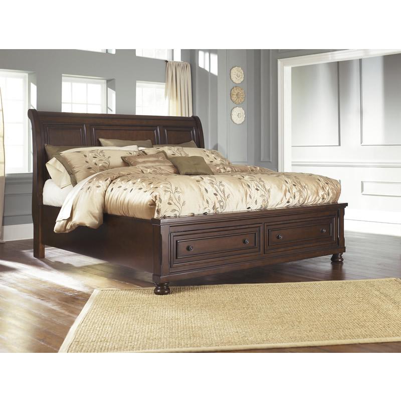  Size_California King  -- Porter B697B17 California King Sleigh Bed IMAGE 1