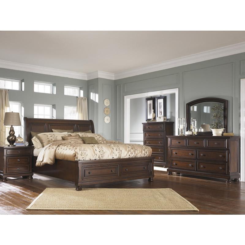  Size_California King  -- Porter B697B17 California King Sleigh Bed IMAGE 2