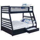 Ashton - Headboard & Footboard, Box 1 of 3 - Navy Blue