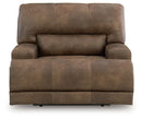 Beckley Place - Power Recliner With Adjustable Headrest - Earth