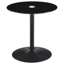 Ganso - Round Glass Top Coffee And End Table Set