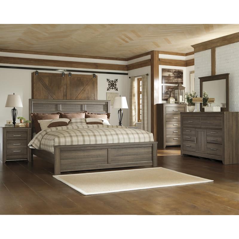  Size_California King  -- Juararo B251B14 California King Panel Bed IMAGE 2