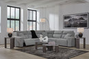 ModMax II - Salt And Pepper - Reclining Sectional