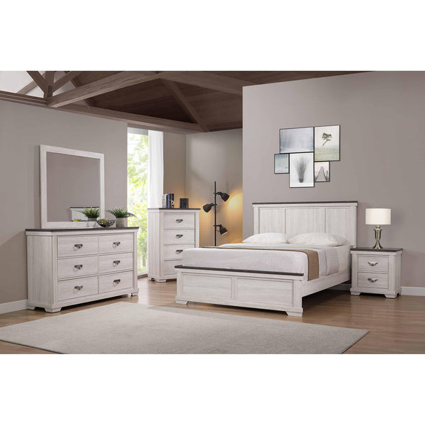 Crown Mark Leighton B8180 7 pc Queen Panel Bedroom Set IMAGE 1