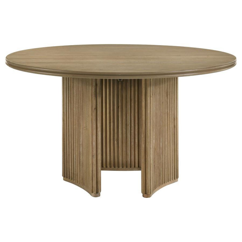 Adina - 53" Table Base, Box 2 of 2 - Distressed Light Brown