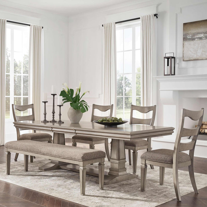 Signature Design by Ashley Lexorne D924 6 pc Dining Set IMAGE 1