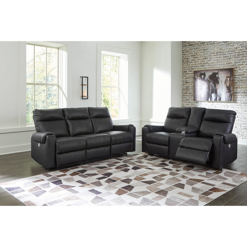 Signature Design by Ashley Axtellton 34105U1 2 pc Power Reclining Living Room Set IMAGE 2