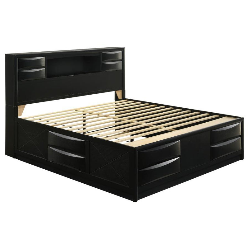 Briana - King Footboard Drawers, Box 3 of 3 - Black