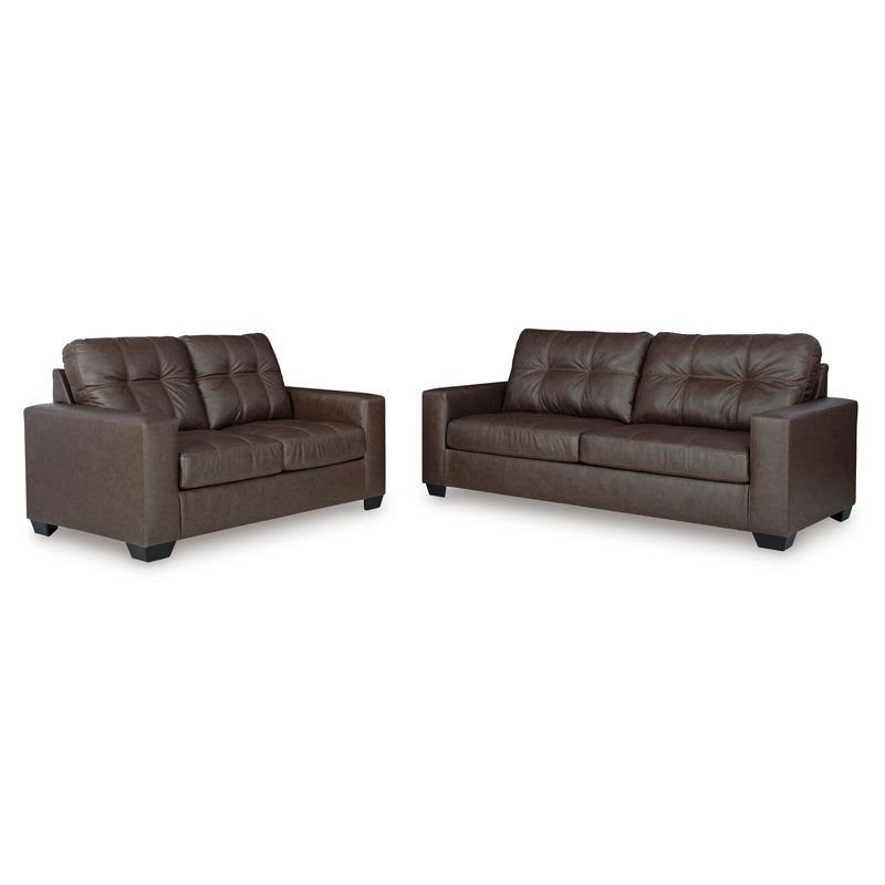 Benchcraft Barlin Mills 17003U1 2 pc Sofa and Loveseat Set IMAGE 1