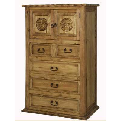 LMT Imports Country Bed 5-Drawer Chest ROP002A IMAGE 2