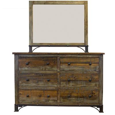 LMT Imports Urban Rustic 6-Drawer Dresser COM800 IMAGE 2