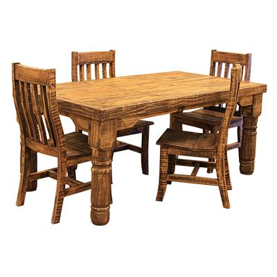 LMT Imports Rough Pine Dining Chair VSERU-RL-SIL6 IMAGE 1