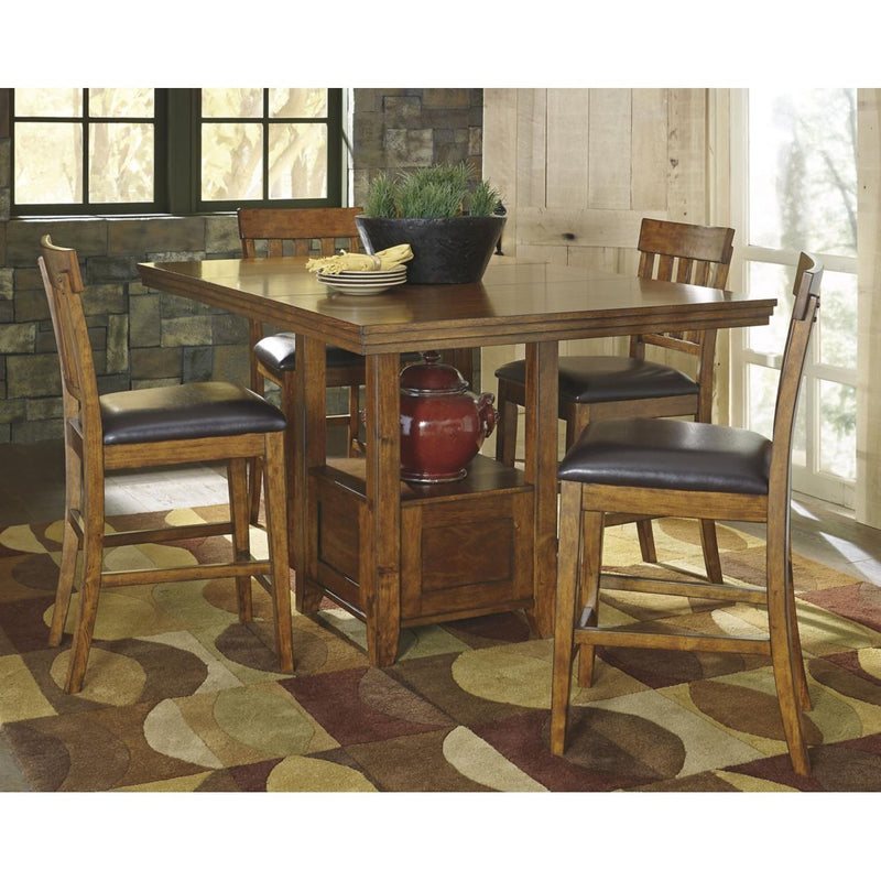 Signature Design by Ashley Ralene D594D5 7 pc Counter Height Dining Set IMAGE 2