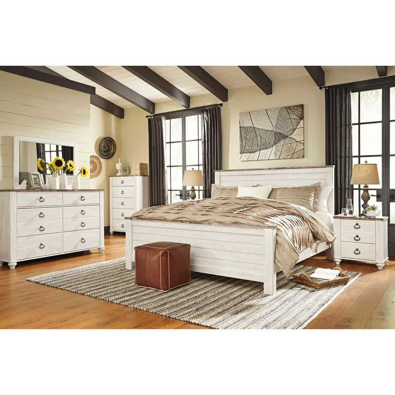  Size_King  -- Willowton B267B10 King Panel Bed IMAGE 2