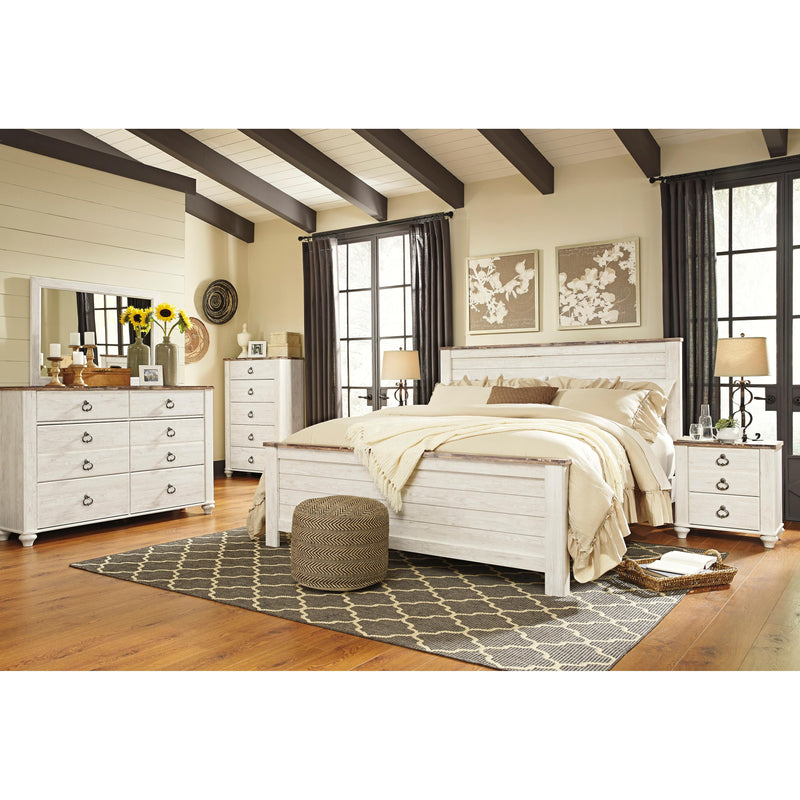  Size_King  -- Willowton B267B10 King Panel Bed IMAGE 4