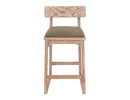 Balam - 30" Upholstered Barstool (Set of 2) - Light Brown