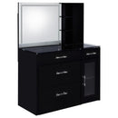 Flora - Vanity Base, Box 2 of 2 - Black High Gloss