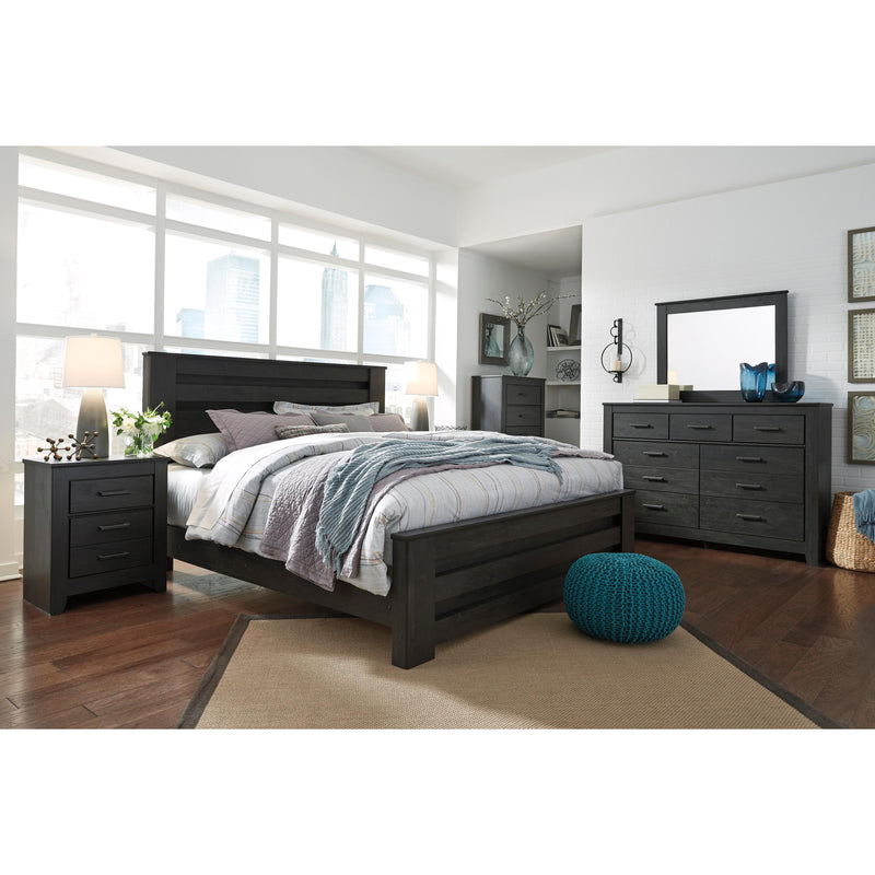  Size_King  -- Brinxton B249B4 King Panel Bed IMAGE 3
