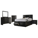 Briana - King Footboard Drawers, Box 3 of 3 - Black
