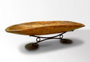 Wooden Bowl w/Base