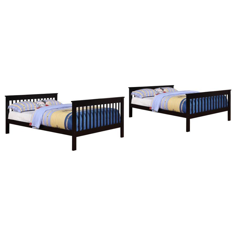 Chapman - Full over Full Headboard & Footboard, Box 1 of 3 - Black