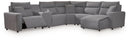 Modmax II - Reclining Sectional - Salt And Pepper