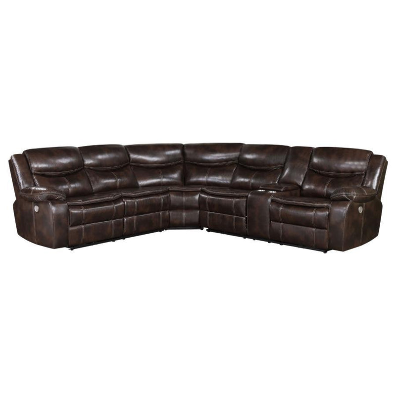 Sycamore - RAF Power Loveseat - Brown
