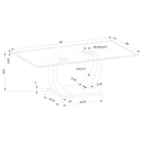 Pruitt - Coffee Table, Box 1 of 2 - Satin