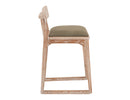 Balam - 30" Upholstered Barstool (Set of 2) - Light Brown