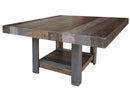 Loft - 54" Square Table - Two Tone Gray / Brown
