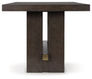 Burkhaus - Rectangular Dining Room Counter Table - Dark Brown